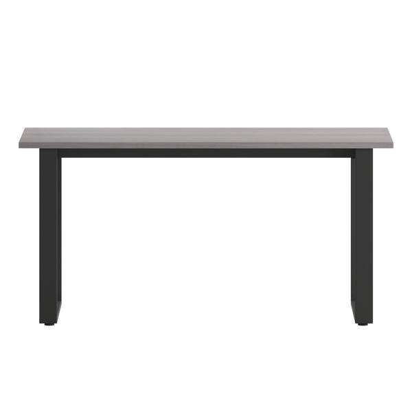 Gray Oak |#| Commercial 60x24 Conference Table with Laminate Top and U-Frame Base - Gray Oak