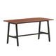 Walnut |#| Commercial 60x30 Conference Table with Laminate Top and A-Frame Base - Walnut