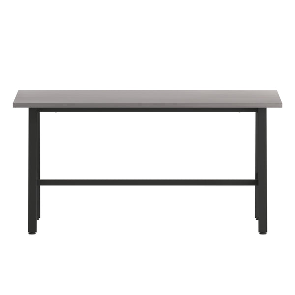 Gray Oak |#| Commercial 60x30 Conference Table with Laminate Top and A-Frame Base - Gray Oak