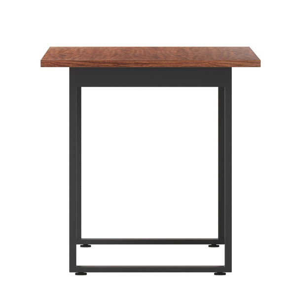 Walnut |#| Commercial 60x30 Conference Table with Laminate Top and U-Frame Base - Walnut