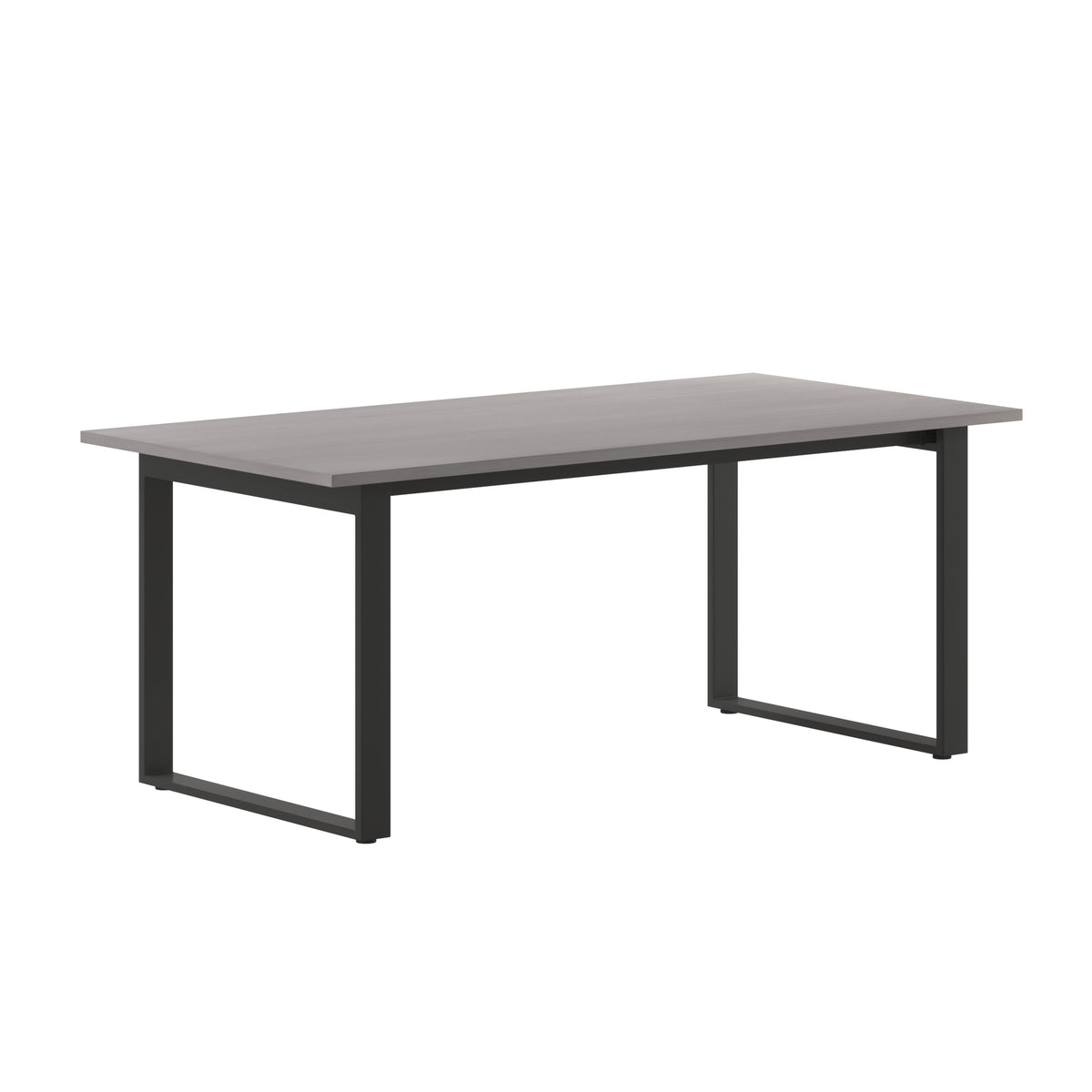 Gray Oak |#| Commercial 72x36 Conference Table with Laminate Top and U-Frame Base - Gray Oak