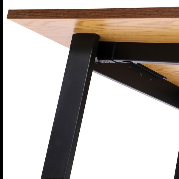 Walnut |#| Commercial 72x36 Conference Table with Laminate Top and U-Frame Base - Walnut