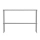 48.25"W x 12"D x 33.5"H |#| Commercial Grade NSF Certified Stainless Steel Metal Kitchen Double Overshelf