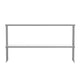 60"W x 12"D x 33.5"H |#| Commercial Grade NSF Certified Stainless Steel Metal Kitchen Double Overshelf