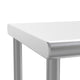 72"W x 12"D x 33.5"H |#| Commercial Grade NSF Certified Stainless Steel Metal Kitchen Double Overshelf
