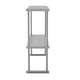 36"W x 12"D x 33.5"H |#| Commercial Grade NSF Certified Stainless Steel Metal Kitchen Double Overshelf