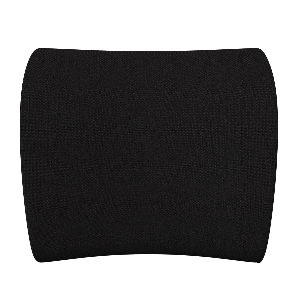 Mobile Adjustable Lumbar Support Pillow for Office Chairs and Car Seats in Black