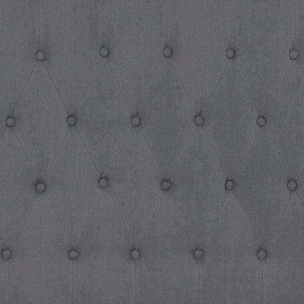 Black,Full |#| Full Tufted Platform Bed in Black Fabric with 10 Inch Pocket Spring Mattress