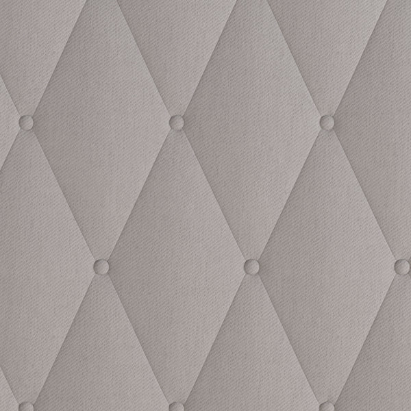 Light Gray,Full |#| Full Size Tufted Lt Gray Fabric Platform Bed w/ Accent Nail Trim Extended Sides
