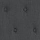 Dark Gray,Queen |#| Queen Size Tufted Dk Gray Fabric Platform Bed with Accent Nail Trim & Mattress