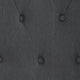 Dark Gray,Full |#| Full Size Tufted Dark Gray Fabric Platform Bed with Accent Nail Trim & Mattress