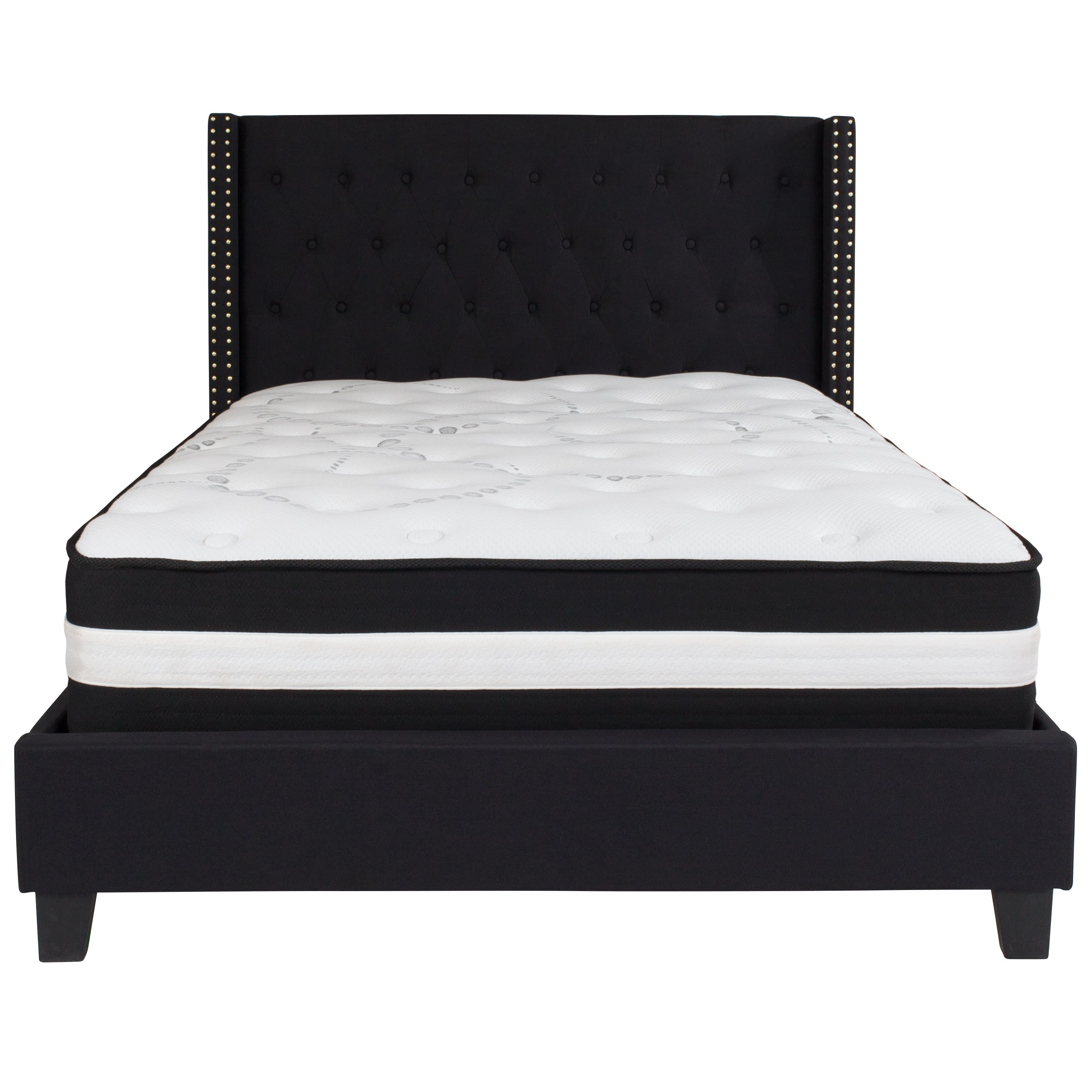 Platform bed deals with extended sides