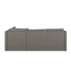 Gray Cushions/Gray Frame |#| Indoor/Outdoor Patio Wicker Rattan Sofa and Table Set in Gray