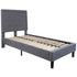 Roxbury Panel Tufted Upholstered Platform Bed
