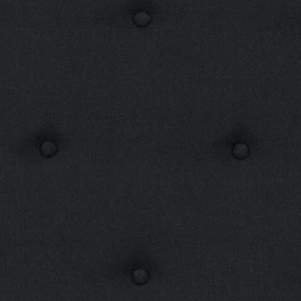 Black,Twin |#| Twin Size Panel Tufted Black Fabric Platform Bed with Memory Foam Mattress