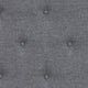 Light Gray,King |#| King Size Panel Tufted Light Gray Fabric Platform Bed with Memory Foam Mattress