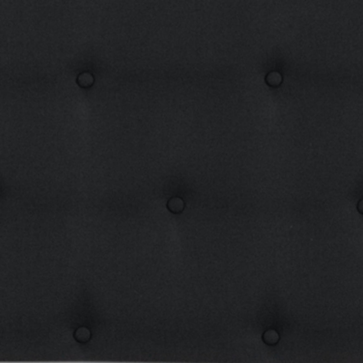 Black,King |#| King Size Panel Tufted Black Fabric Platform Bed with Memory Foam Mattress