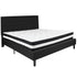 Roxbury Panel Tufted Upholstered Platform Bed and Pocket Spring Mattress