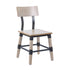 Rustic Antique Industrial Wood Dining Chair