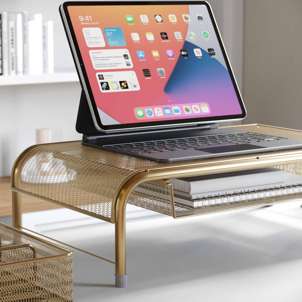 Mesh Chair Riser Mesh Monitor Stand Riser MS-HH-OHD04- – BizChair