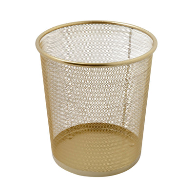 Ryder Mesh Metal Trash Can, 4.5 Gallon, Wastebasket for Office