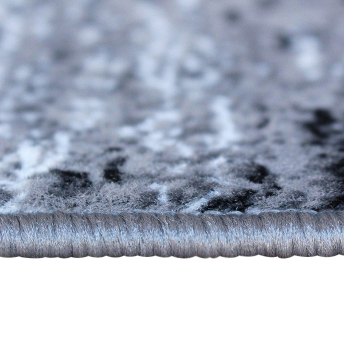 Grey,2' x 3' |#| Abstract Style Accent Area Rug - Gray Scraped Pattern - 2' x 3'