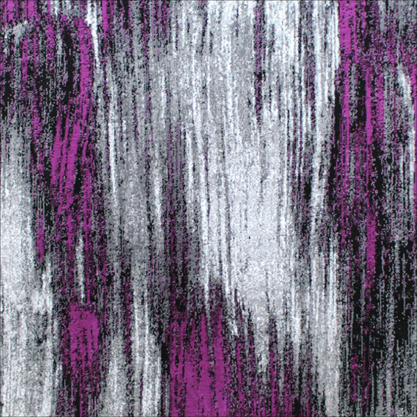 Red,2' x 3' |#| Abstract Style Accent Area Rug - Red & Gray Scraped Pattern - 2' x 3'