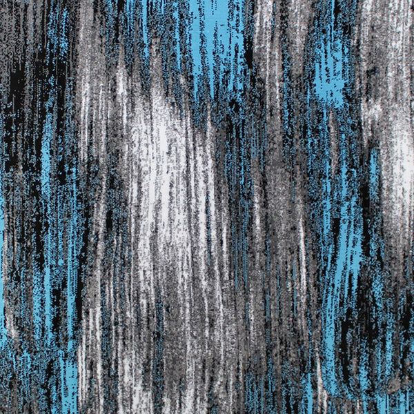 Red,2' x 7' |#| Abstract Style Accent Area Rug - Orange & Gray Scraped Pattern - 2' x 7'