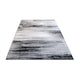 Grey,5' x 7' |#| Abstract Style Accent Area Rug - Gray Scraped Pattern - 5' x 7'