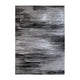 Grey,8' x 10' |#| Abstract Style Accent Area Rug -Gray Scraped Pattern - 8' x 10'