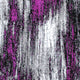 Purple,2' x 7' |#| Abstract Style Accent Area Rug - Purple & Gray Scraped Pattern - 2' x 7'