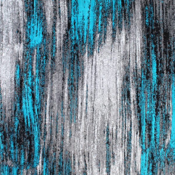 Grey,2' x 3' |#| Abstract Style Accent Area Rug - Gray Scraped Pattern - 2' x 3'