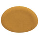 Citron Fabric |#| Citron Fabric Saddle Ottoman with 4 Point Alloy Base