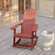 Red |#| Adirondack Poly Resin Rocking Chairs for Indoor/Outdoor Use in White - 2 Pack