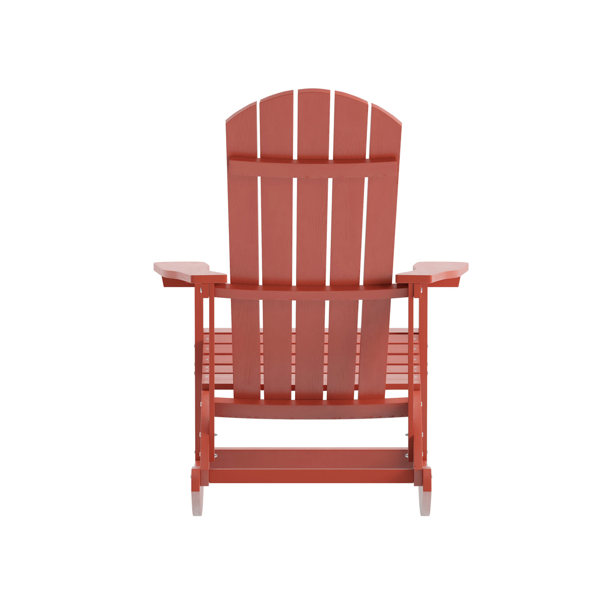 Red |#| Adirondack Poly Resin Rocking Chairs for Indoor/Outdoor Use in White - 2 Pack