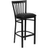 School House Back Metal Restaurant Barstool