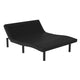 Queen |#| Anti-skid Black Upholstered Adjustable Bed Base with Wireless Remote-Queen