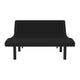 Queen |#| Anti-skid Black Upholstered Adjustable Bed Base with Wireless Remote-Queen