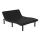 Full |#| Anti-skid Black Upholstered Adjustable Bed Base with Wireless Remote-Full