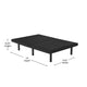 Full |#| Anti-skid Black Upholstered Adjustable Bed Base with Wireless Remote-Full