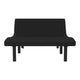 Full |#| Anti-skid Black Upholstered Adjustable Bed Base with Wireless Remote-Full