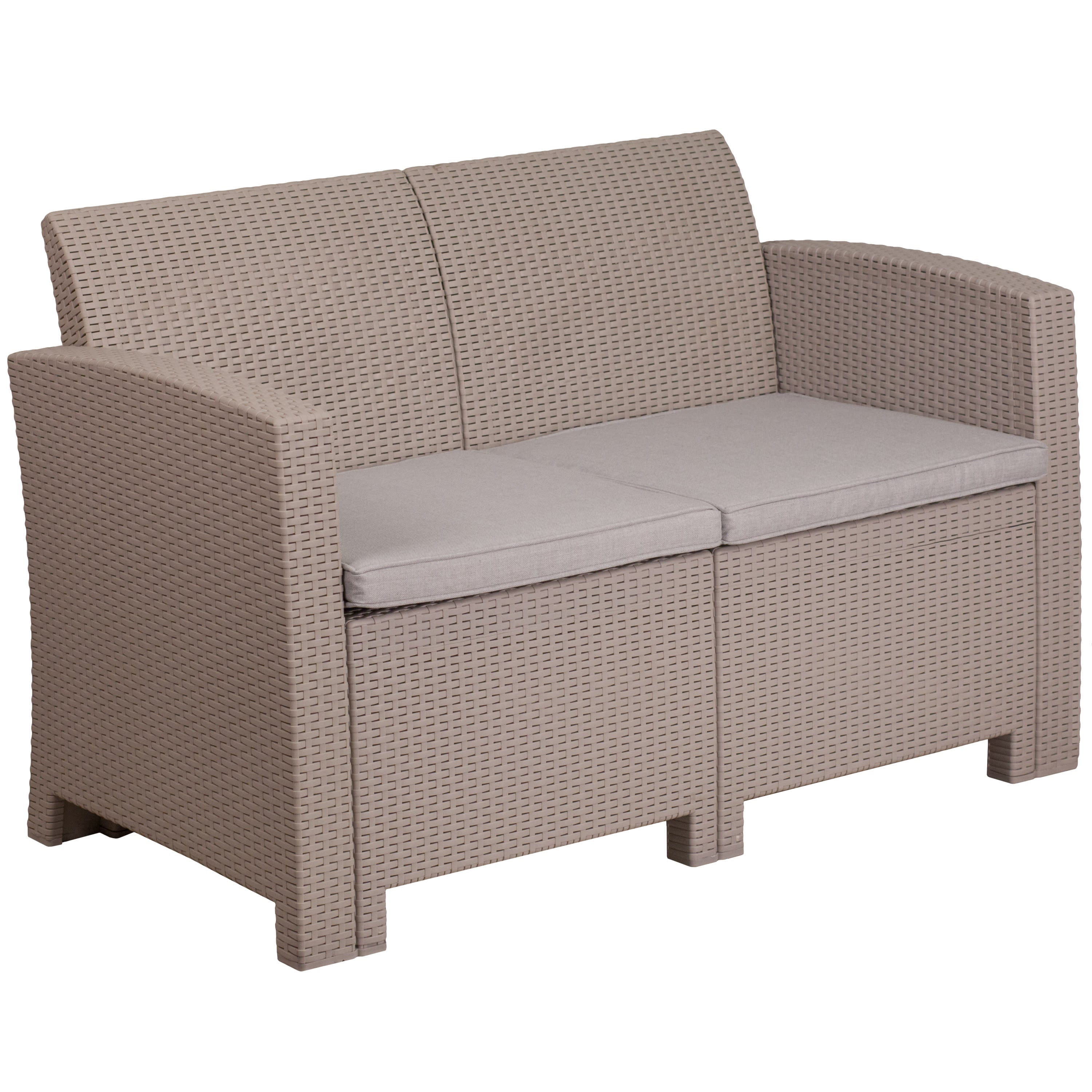 Rattan Loveseat DAD SF2 2 BizChair