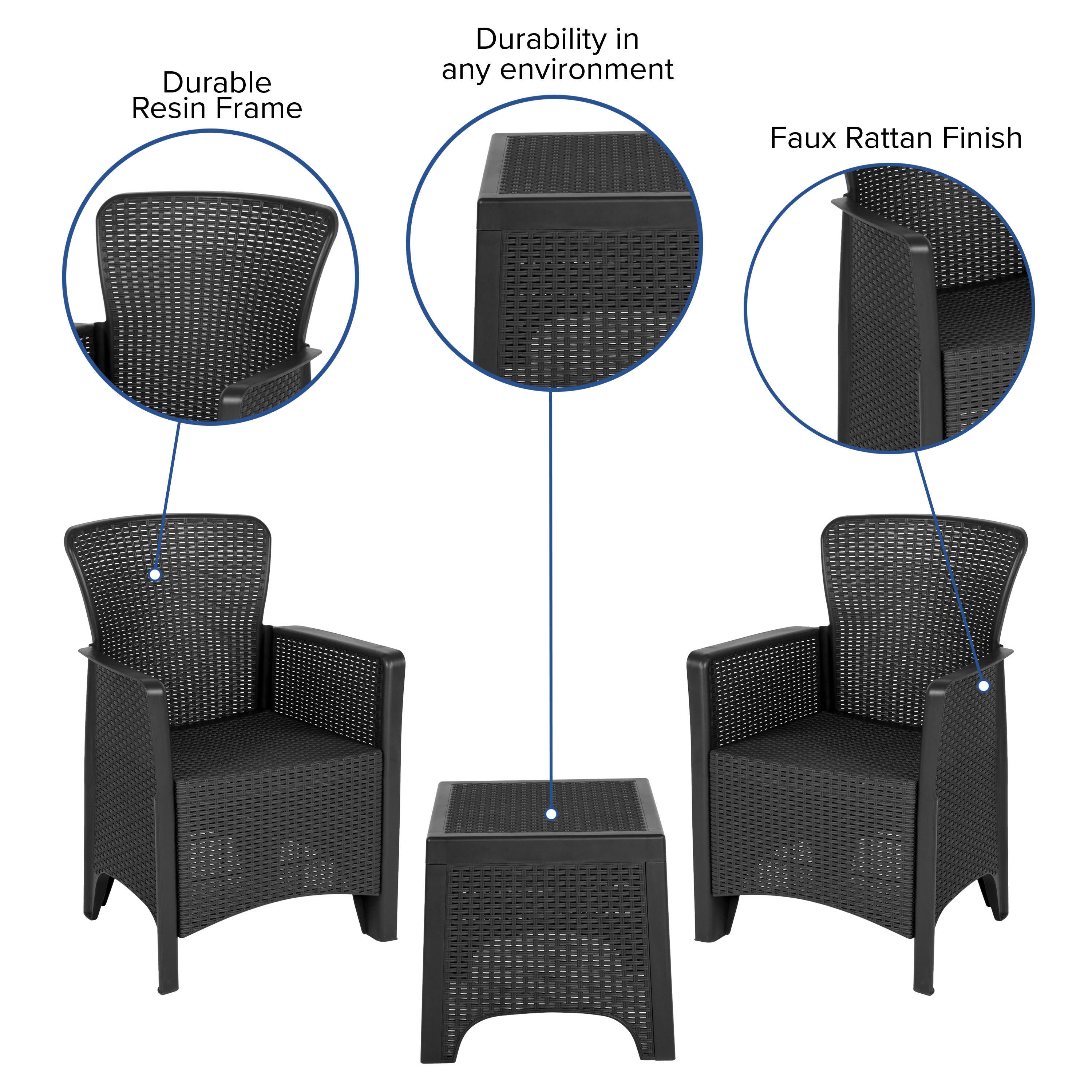 wicker chair plastic