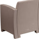 Light Gray |#| Light Gray Faux Rattan Sofa with All-Weather Light Gray Cushions - Patio Chair