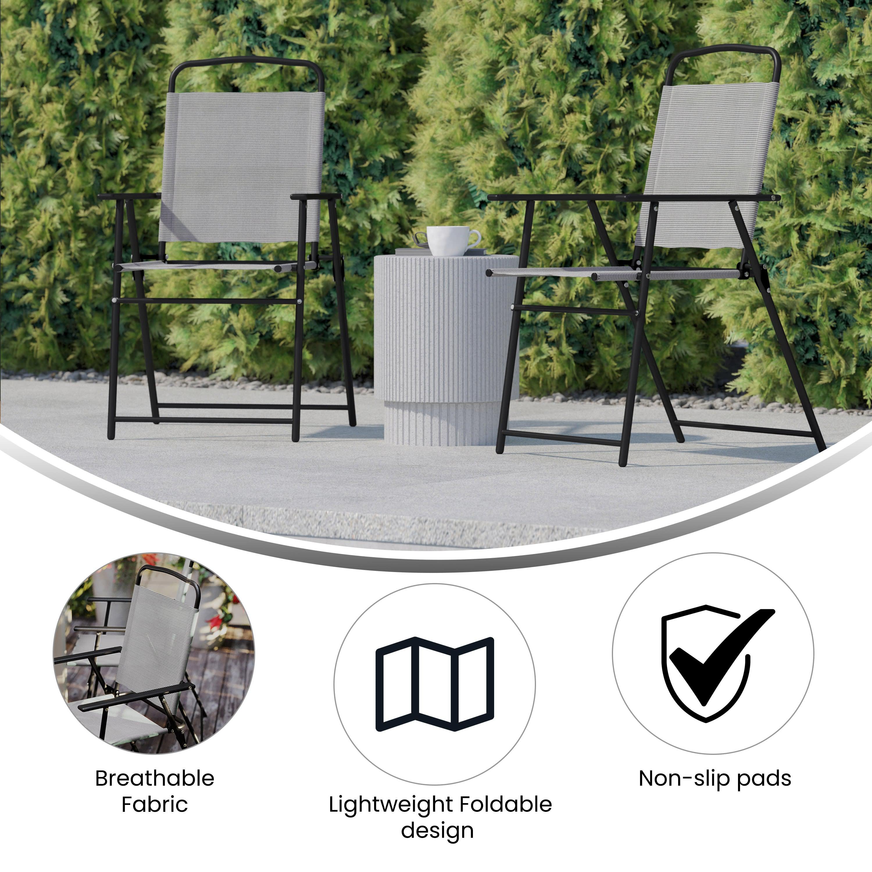 2PK Folding Sling Chairs GM SC098 2 BizChair