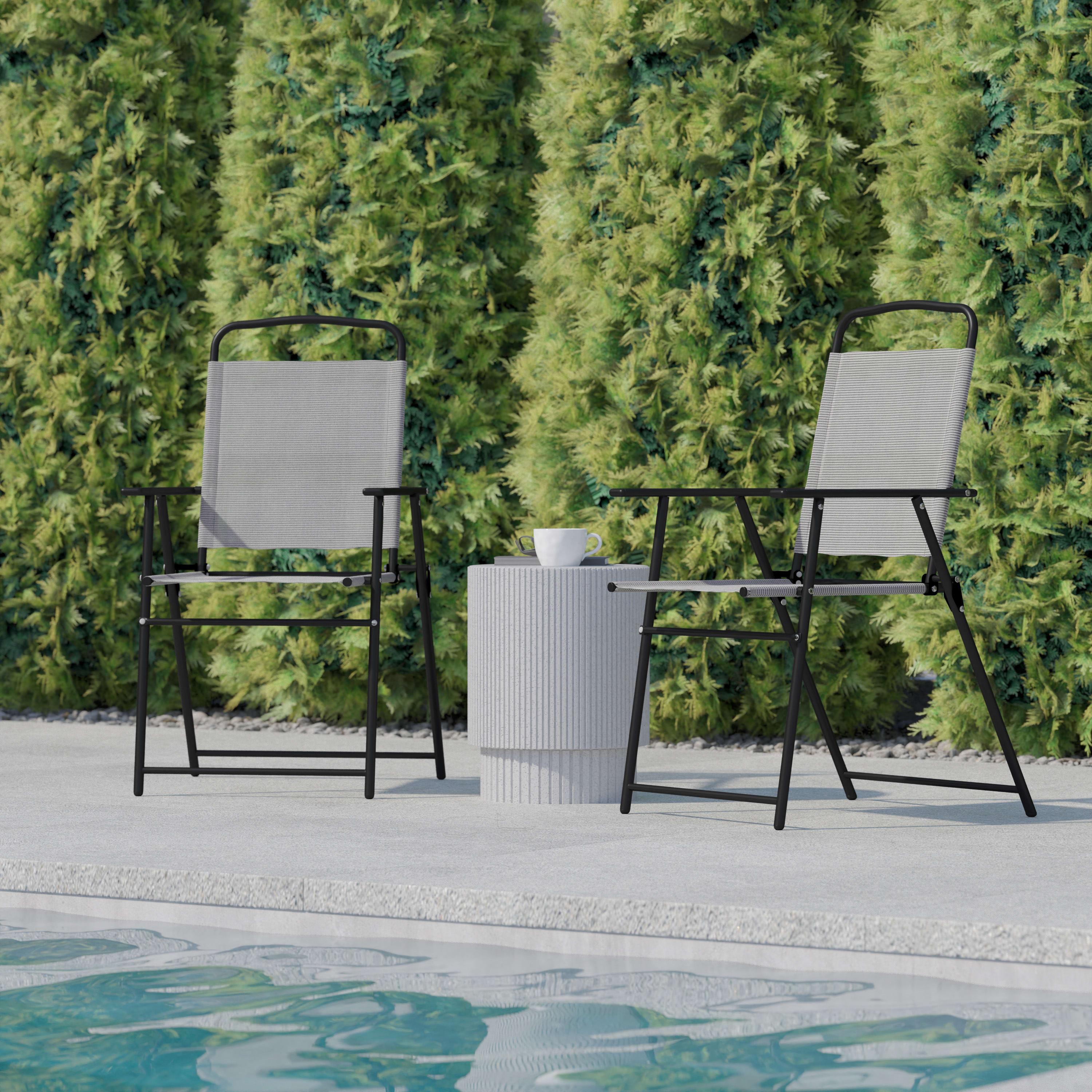 2PK Folding Sling Chairs GM SC098 2 BizChair