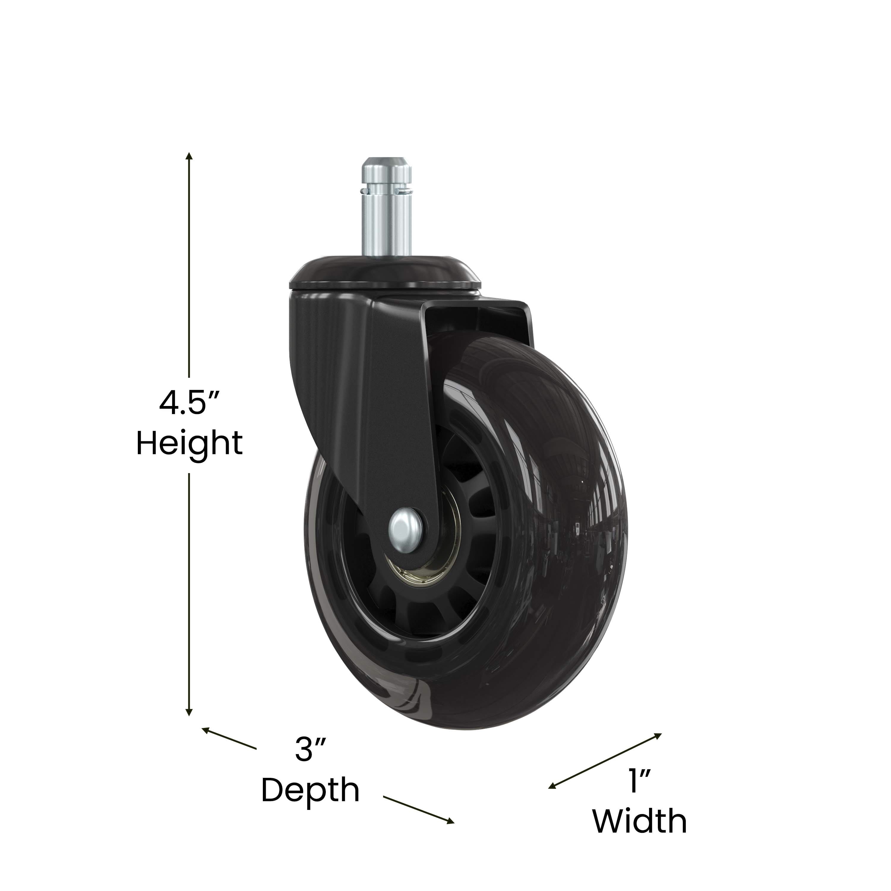 Polyurethane wheels hotsell for office chairs