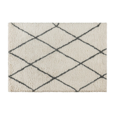 Shag Style Diamond Trellis Area Rug - View 1
