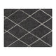 Charcoal/Ivory,8' x 10' |#| 8' x 10' Charcoal and Ivory Diamond Trellis Modern Shag Area Rug