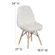 White |#| Shaggy Dog White Accent Chair - Dorm Furniture - Retro Chair - Faux Fur Chair